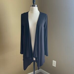 NWT  Women's Black Open Front Cardigan